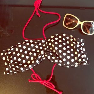 Retro Polka Dot 👙 Bikini Top